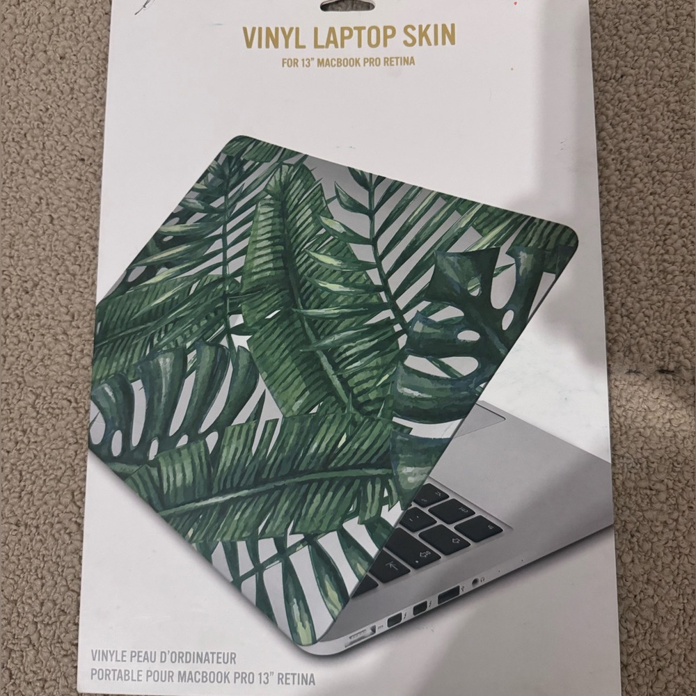 Vinyl laptop sticker for Mac 13in pro retina